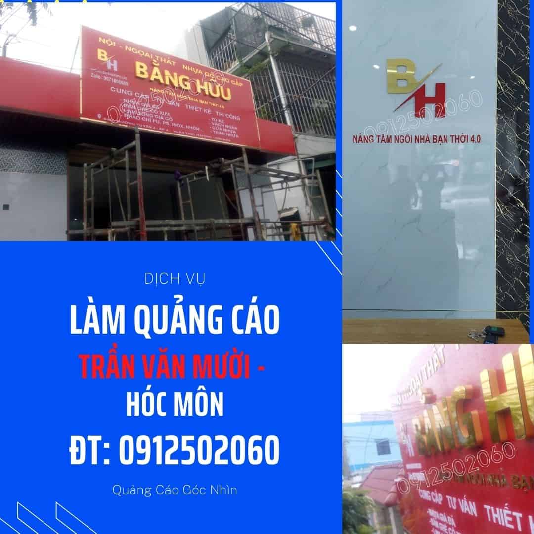 quảng cáo đường Trần Văn Mười
