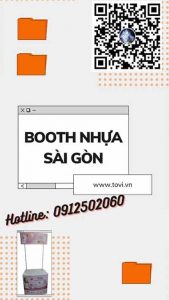 mua booth nhựa có thiết kế