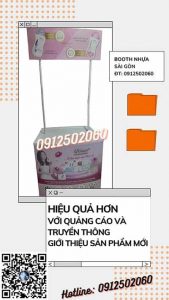 quầy booth nhựa đẹp