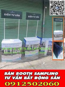 booth sampling nhựa