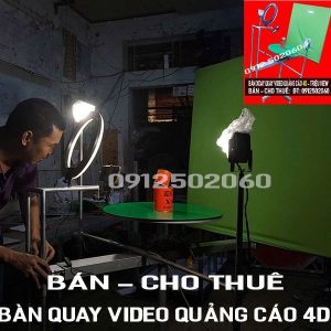 bàn quay video 360 độ 4D