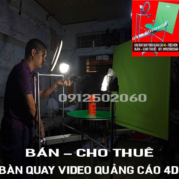 Bàn Xoay 360 quay video