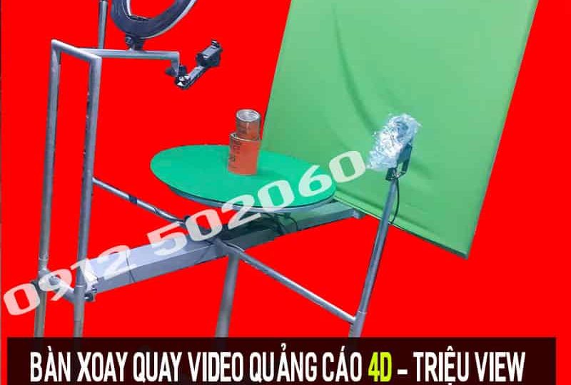 Bàn xoay video quảng cáo 4D