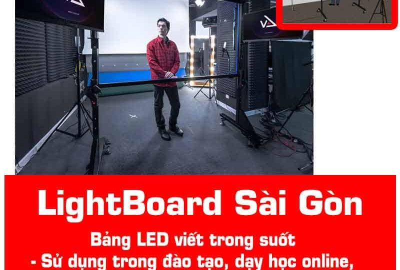 bảng lightboard trong suốt
