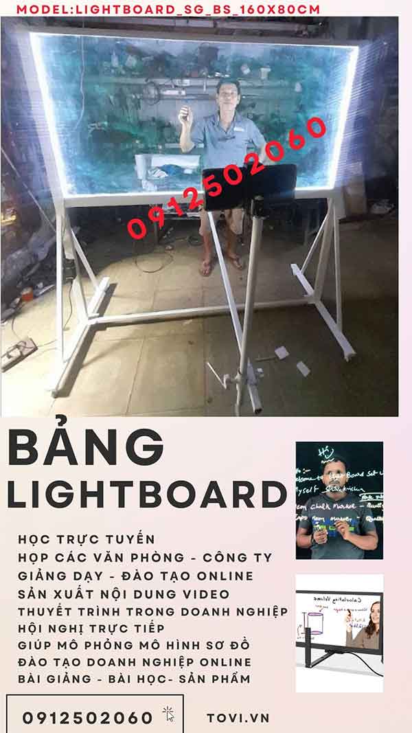 họp các văn phòng - công ty - bảng lightboard