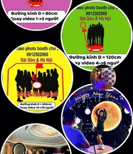 360 video photobooth cho thuê