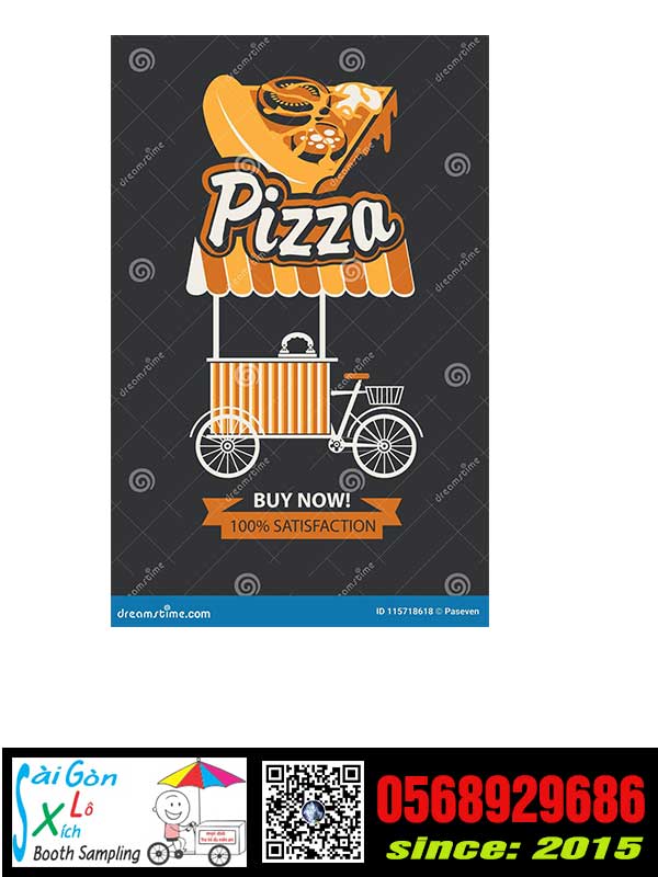 xe đạp xích lô bán hàng