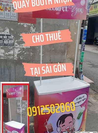 Cho Thuê Booth Sampling TP.HCM Giao Nhanh Trong Ngày