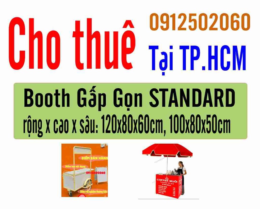 Mẫu Booth Gấp Gọn STANDARD