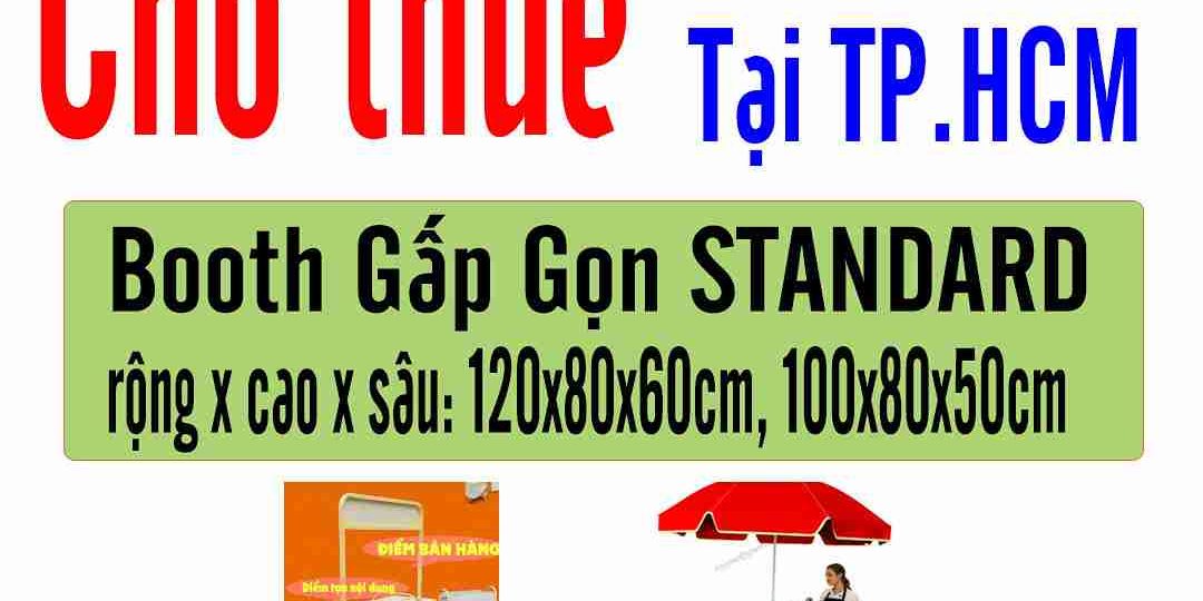 Mẫu Booth Gấp Gọn STANDARD