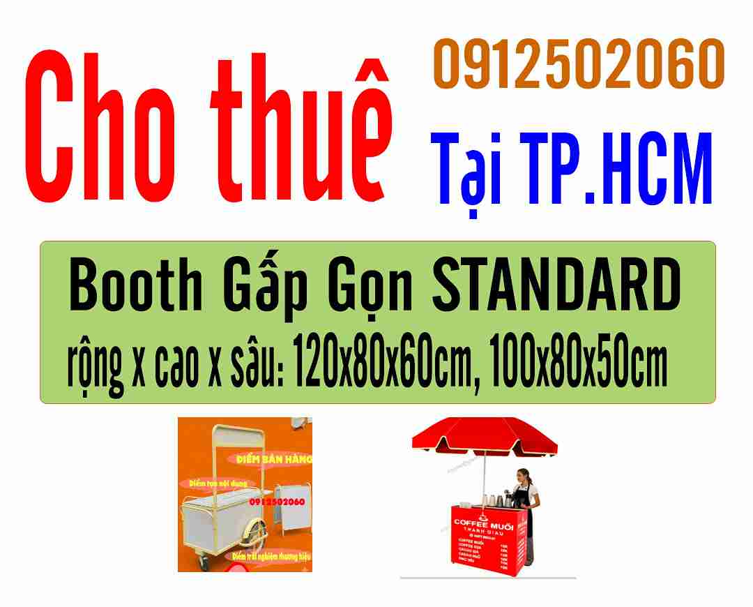 Mẫu Booth Gấp Gọn STANDARD